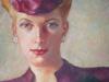 MID CENTURY FEMALE PORTRAIT PAINTINGS PIC-2