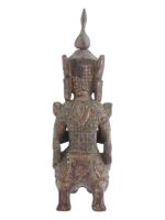 ANTIQUE WOODEN THAI ANGEL FIGURINE SOUTHEAST ASIA