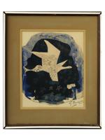 FRENCH CUBIST LITHOGRAPH AFTER GEORGES BRAQUE