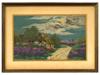 SIGNED EMBROIDERED PAINTING BY O. KULLMANN 1939 PIC-0