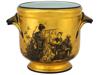 ANTIQUE FRENCH CHINOISERIE GILT PORCELAIN ICE BUCKET PIC-0