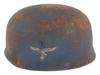 WWII NAZI GERMAN PARATROOPER HELMET BY KARL HEISLER PIC-0