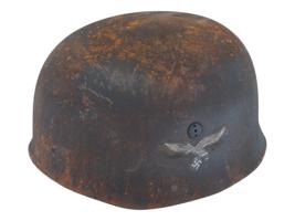 WWII NAZI GERMAN PARATROOPER HELMET BY KARL HEISLER