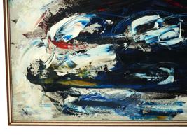 ABSTRACT OIL PAINTING AFTER JEAN PAUL RIOPELLE