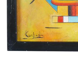RUSSIAN ABSTRACT PAINTING AFTER WASSILY KANDINSKY