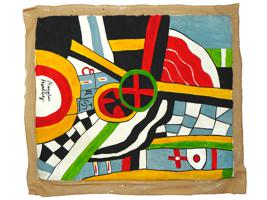 AMERICAN ABSTRACT PAINTING ATTR TO MARSDEN HARTLEY