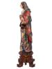 ANTIQUE SPANISH COLONIAL WOODEN VIRGIN MARY SCULPTURE PIC-4