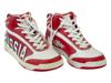 RUSSIAN RED AND WHITE OLYMPIC SNEAKERS WITH LACES PIC-1
