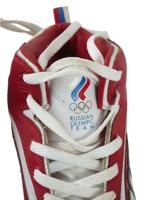 RUSSIAN RED AND WHITE OLYMPIC SNEAKERS WITH LACES