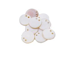 COLLECTION OF ASSORTED SEA ​​SHELL COLOR BUTTONS