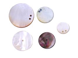COLLECTION OF ASSORTED SEA ​​SHELL COLOR BUTTONS