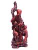 CHINESE LONGEVITY DEITY SHOU LAO CARVED SCULPTURE PIC-1