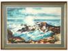 SEASCAPE WATERCOLOR PAINTING BY JAMES FITZGERALD PIC-0