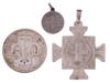 GROUP OF CHRISTIAN STERLING SILVER MEDALS TOKEN PIC-1