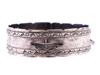 MIDDLE EASTERN ETCHED AND HINGED METAL BRACELET PIC-3