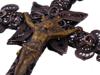 ANTIQUE SPANISH CATHOLIC SILVER PEARL ROSARY W CRUCIFIX PIC-4