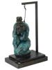 BENSON SELZER AMERICAN MODERNIST BRONZE SCULPTURE PIC-0