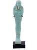 EGYPTIAN FAIENCE USHABTI FIGURE WITH CHARACTERS ON BASE PIC-1