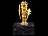 COLOMBIAN CALIMA GILT BRONZE WARRIOR FIGURE PENDANT PIC-2