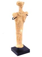 ANCIENT SYRIO HITITE TERRACOTTA IDOL OF GODDESS