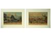 ANTIQUE 19TH C AQUATINT ETCHINGS AFTER WALTER HODGES PIC-0