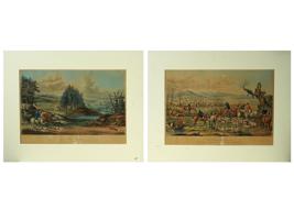 ANTIQUE 19TH C AQUATINT ETCHINGS AFTER WALTER HODGES