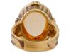 VINTAGE 14 AND 18 K GOLD CITRINE AND SPINEL RING PIC-3