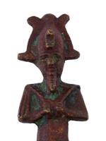 ANTIQUE EGYPTIAN GRAND TOUR BRONZE FIGURINES OSIRIS MUT