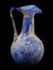 ANCIENT ROMAN CORE FORMED GLASS WINE JUG 2ST 4TH C AD PIC-3