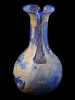 ANCIENT ROMAN CORE FORMED GLASS WINE JUG 2ST 4TH C AD