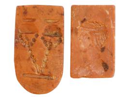 ANCIENT ROMAN CARVED STONE MOLDS FOR IMPRESSIONS