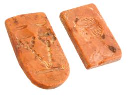 ANCIENT ROMAN CARVED STONE MOLDS FOR IMPRESSIONS