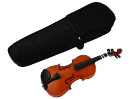 AMERICAN WOODEN CRESCENT VIOLIN W CASE AND BOW