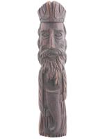 VINTAGE UKRAINIAN UMAN WOODEN KING DAVID FIGURE