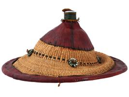 WEST AFRICA FULANI MALI TUAREG HAND WOVEN HAT