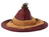 WEST AFRICA FULANI MALI TUAREG HAND WOVEN HAT PIC-1