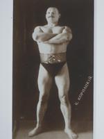 ANTIQUE RUSSIAN PORTRAIT PHOTO OF WRESTLER KORNATSKY