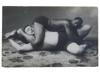 ANTIQUE RUSSIAN BYSTROV STUDIO PHOTO OF WRESTLERS PIC-1