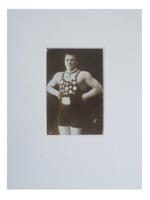 ANTIQUE RUSSIAN PORTRAIT PHOTO OF ESTONIAN WRESTLER