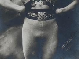 ANTIQUE RUSSIAN PORTRAIT PHOTO OF SCHULZ WRESTLER