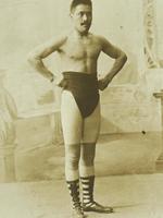 ANTIQUE RUSSIAN PORTRAIT PHOTO OF JAPANESE WRESTLER