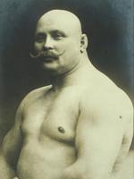 ANTIQUE RUSSIAN PORTRAIT PHOTO OF FAMOUS WRESTLER