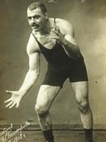 ANTIQUE RUSSIAN PHOTOGRAPH MALE WRESTLER BYSTROV 1913