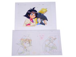 1995 ORIGINAL JAPANESE SLAYERS ANIME PRODUCTION CEL