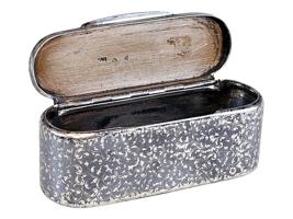 LARGE 19TH CENTURY RUSSIAN SILVER NIELLO SNUFF BOX