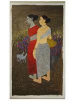 ATTR TO NARAYAN SHRIDHAR BENDRE INDIAN OIL PAINTING