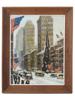 ATTR TO GUY WIGGINS NEW YORK CITYSCAPE OIL PAINTING PIC-0