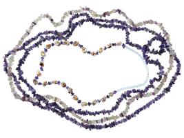 VINTAGE AMETHYST BEADED NECKLACES AND BRACELETS