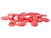 LUCAS LAMETH 925 SILVER RED CORAL STONE NECKLACE PIC-3