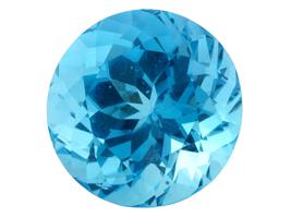 STANDARD 37 CT BRILLIANT CUT NATURAL BLUE TOPAZ STONE